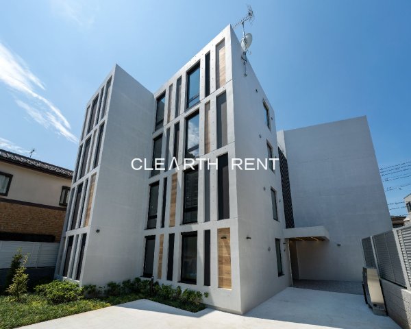 建物外観　緑が映える外観