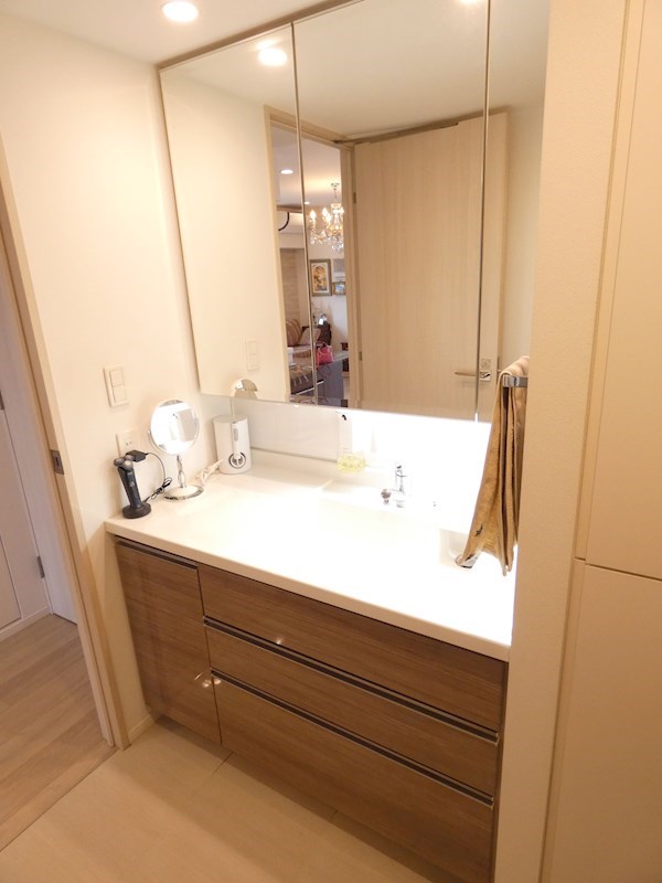 洗面設備　家具は付きません。