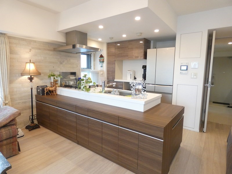 キッチン　家具は付きません。