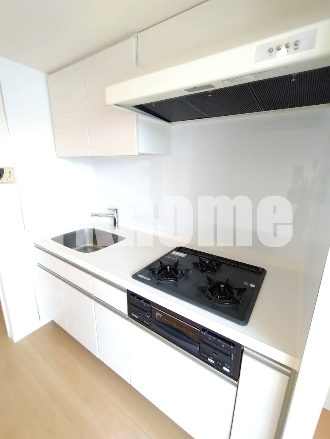 キッチン　３ツ口ガスシステムキッチン