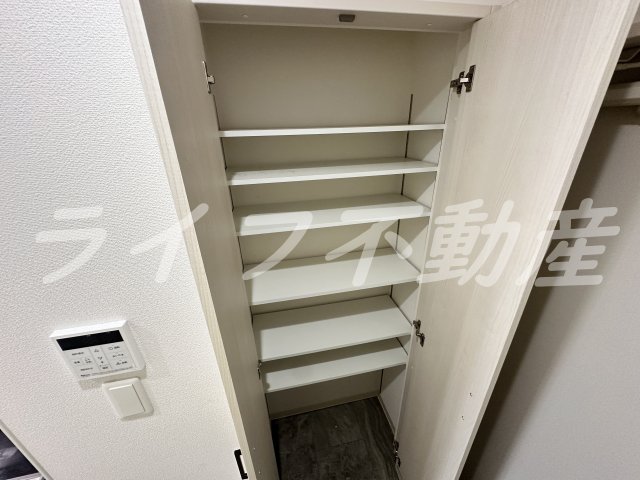 収納　十分な収納スペースがあります