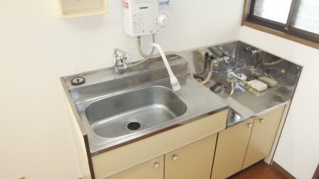 キッチン　ガスコンロ設置可能！！