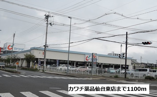 ドラックストア　カワチ薬品仙台東店（ドラッグストア）まで1100m