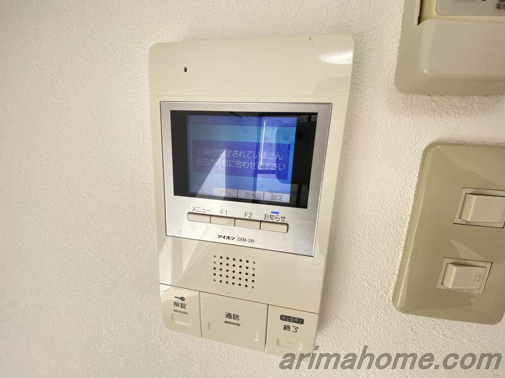 セキュリティ　カメラ付きドアホン