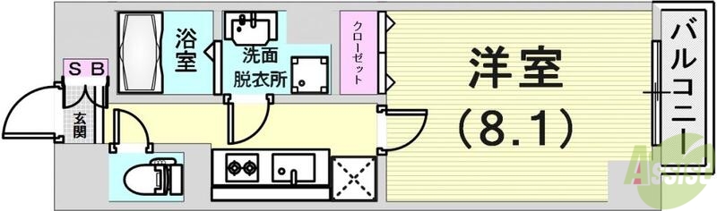 ボンニー元町の間取り写真