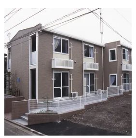 建物外観　都市ガス仕様の物件です。