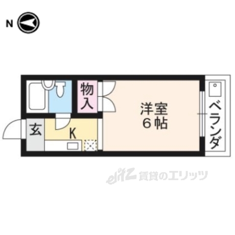 佳北マンションの間取り写真