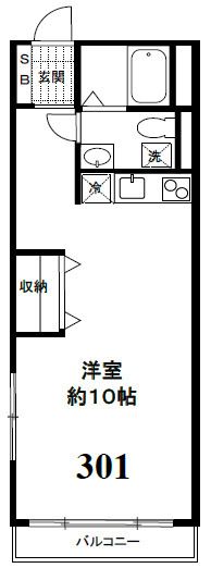 グロリアハイツの間取り写真