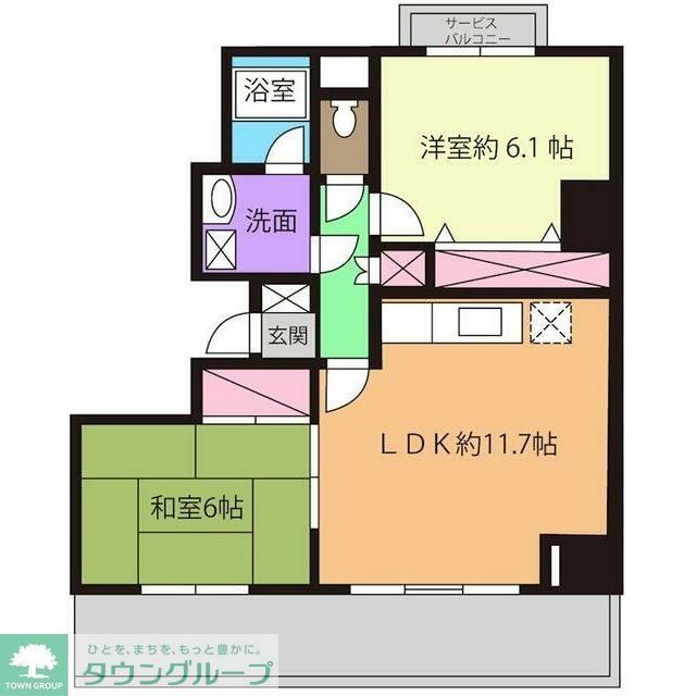 アプリ新横浜の間取り写真