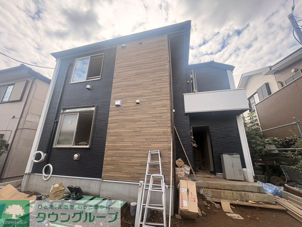 エントランス　建築中