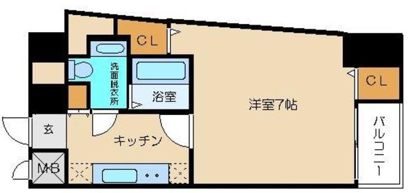 CITYSPIRE堺筋本町の間取り写真