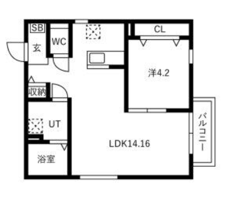 名鉄常滑線 柴田駅 徒歩78分 3階建 築1年の間取り写真