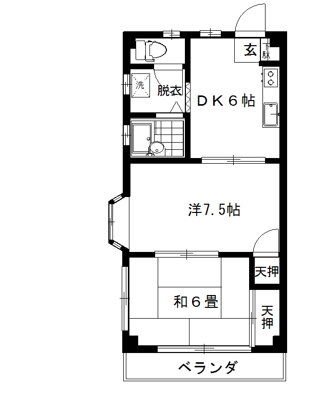 房州ビルの間取り