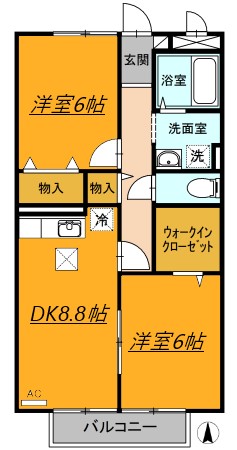 エトワール有明の間取り