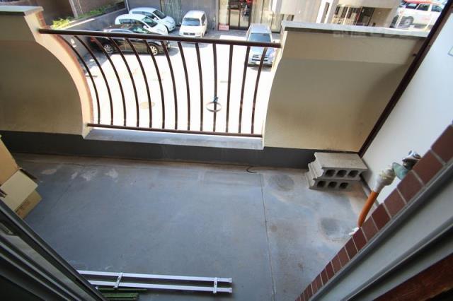 バルコニー　広いですよ。