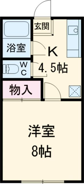 陽南コーポ２の間取り