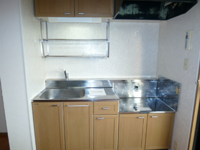 キッチン　収納が付いたキッチンで片付け楽々♪