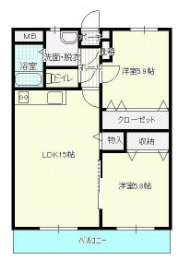 高松市林町のマンションの間取り