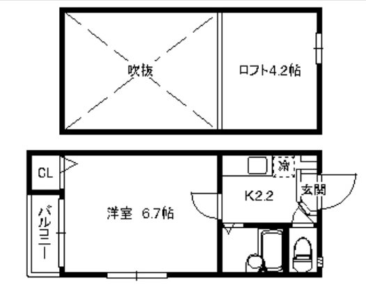 ポラリス高宮Iの間取り