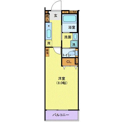 アリュール北仙台の間取り