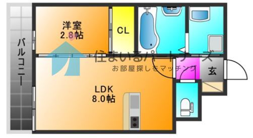 RESIDENCE花畑の間取り