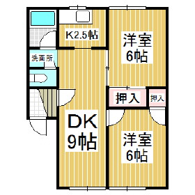 双葉グランドハイツの間取り