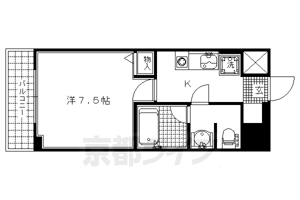 ＳＷＩＳＳ京都堀川ＥＡＳＴの間取り