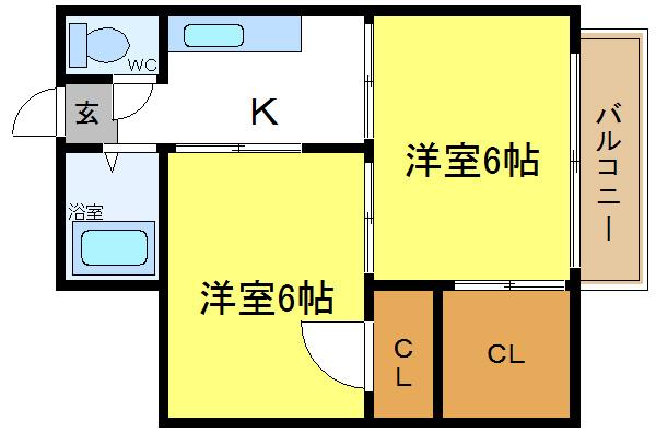 【レナジア平野上町の間取り】