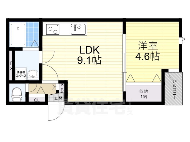 （仮称）La-Crea堺東の間取り