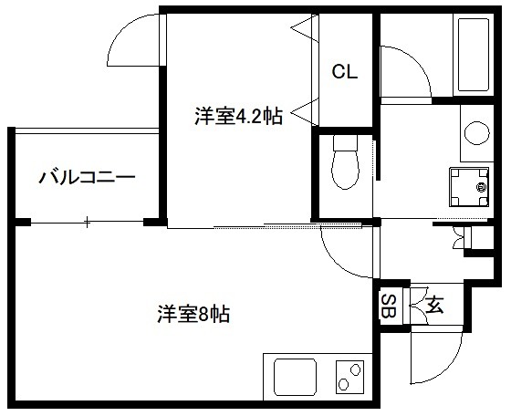 ウェルスクエア京都智恵光院の間取り