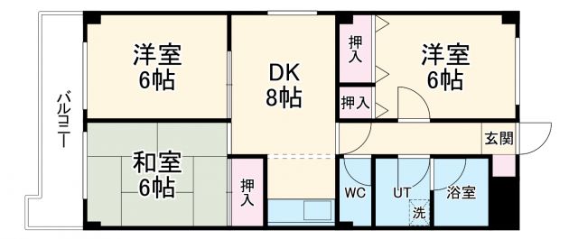 東長根壱番館の間取り