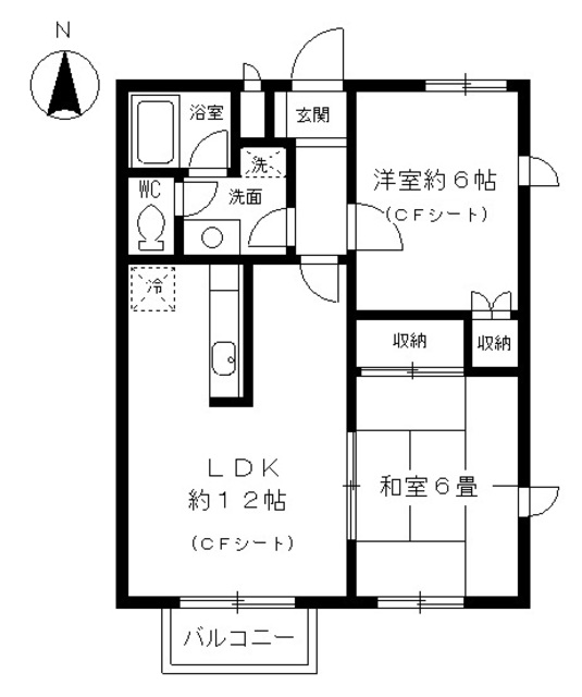 ピサ芦屋の間取り