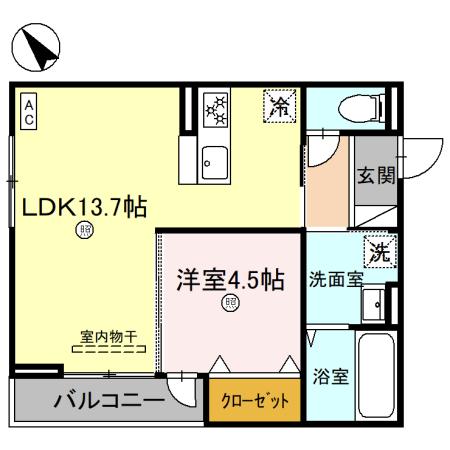 シェノン栗東の間取り