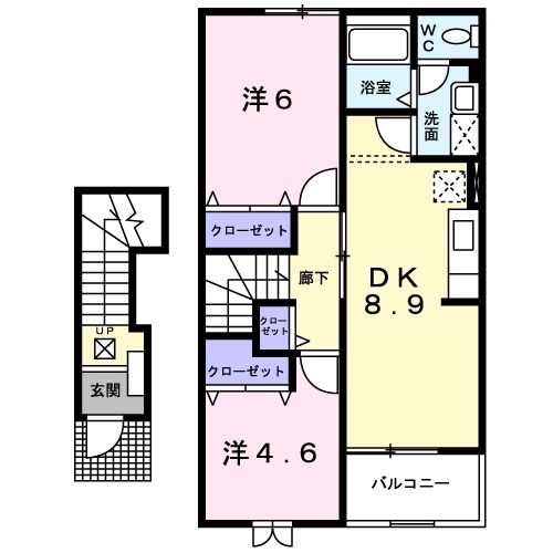 フォンテーヌIIの間取り