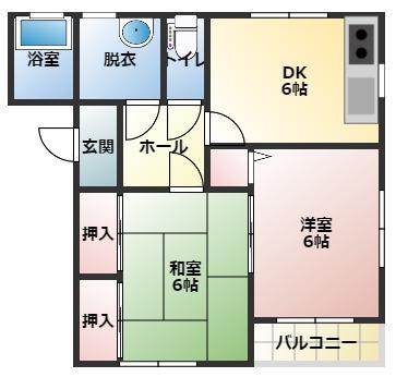 グリーンハイツの間取り