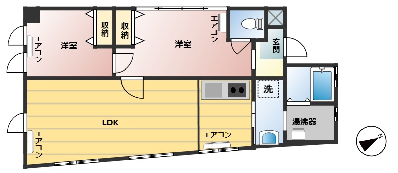 ハーモニービルの間取り