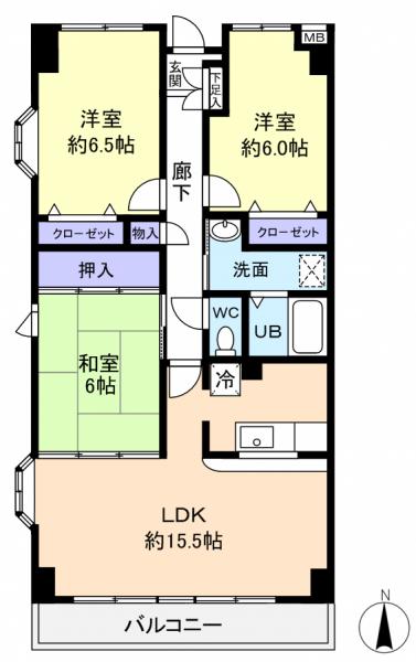 モンテ村上の間取り