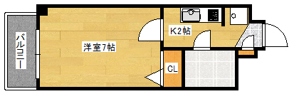 第15片山ビルの間取り