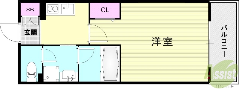 ヴェールシャルマン塚口の間取り