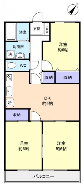 ベルウッド壱番館の間取り