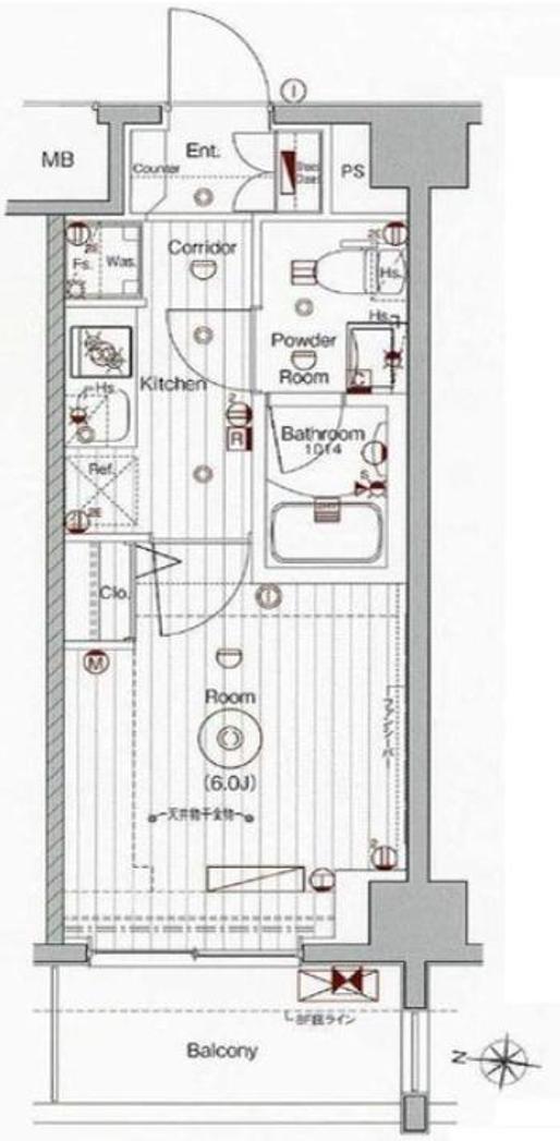 川口市西川口のマンションの間取り