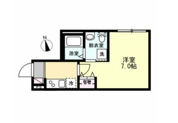 横須賀市小矢部のアパートの間取り