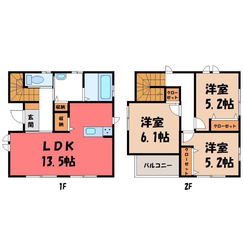 宇都宮市戸祭町のその他の間取り