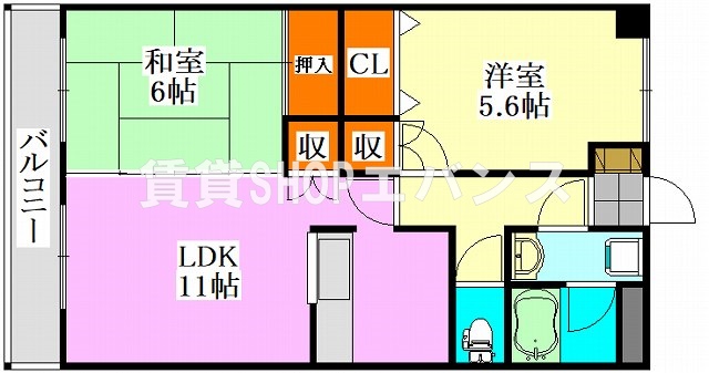 メゾンドソレイユの間取り