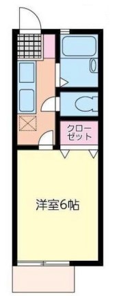 横浜市青葉区すみよし台のアパートの間取り