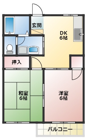 アルカサール西島Ａの間取り