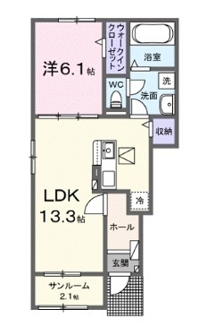 ウエストパークの間取り