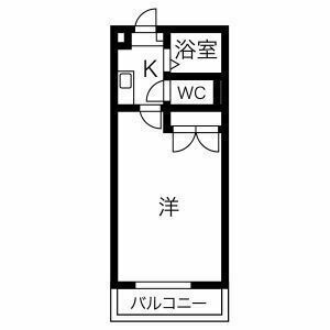 パレス名四十一屋の間取り