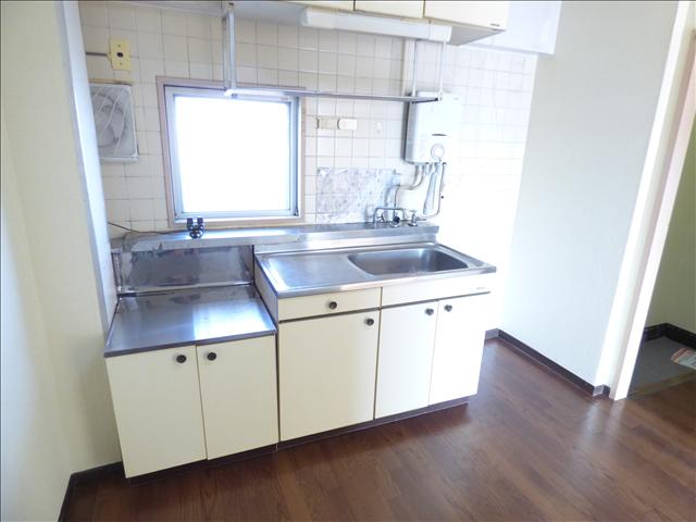 キッチン　ガスコンロ設置可能です。