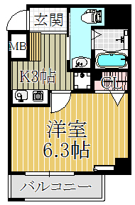 リオレスタ西宮の間取り